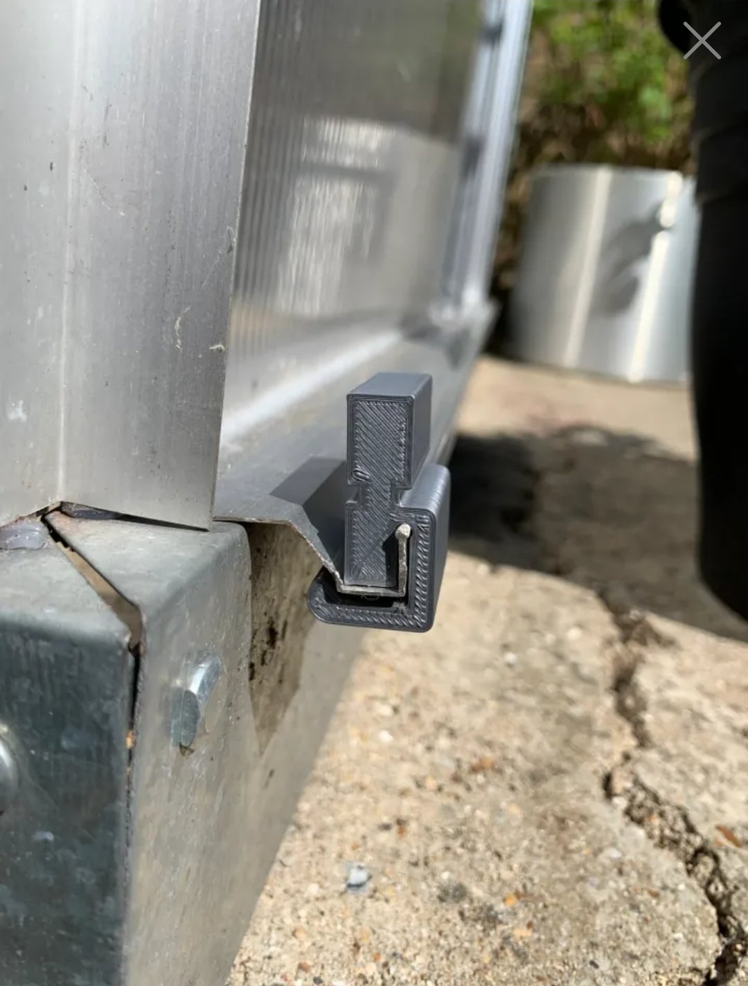 Harbor Freight HF Greenhouse Door Slide/Guide