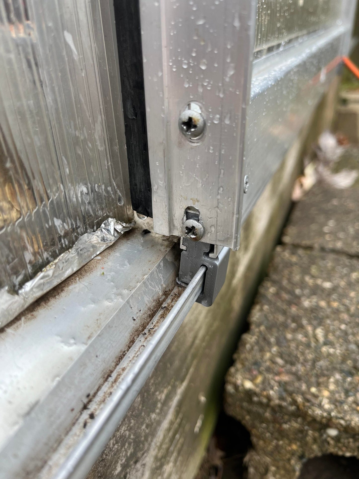 Harbor Freight HF Greenhouse Door Slide/Guide