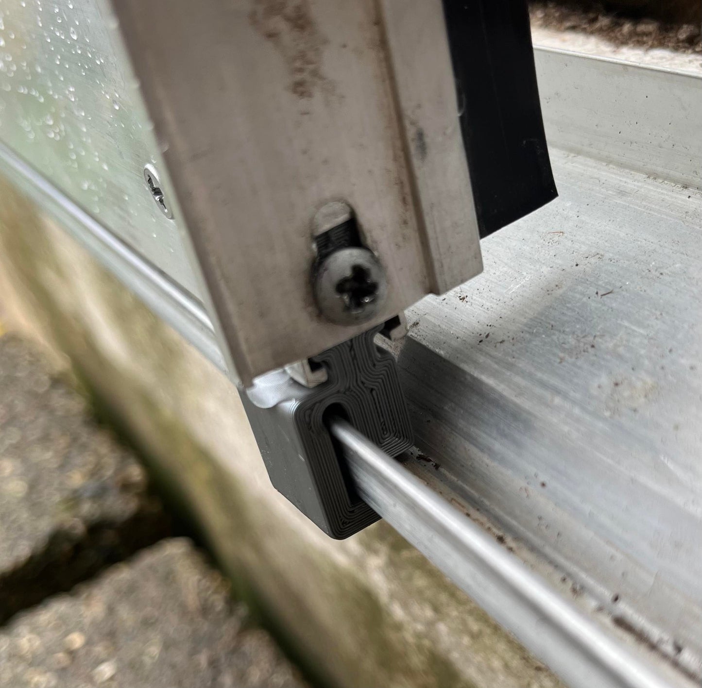 Harbor Freight HF Greenhouse Door Slide/Guide