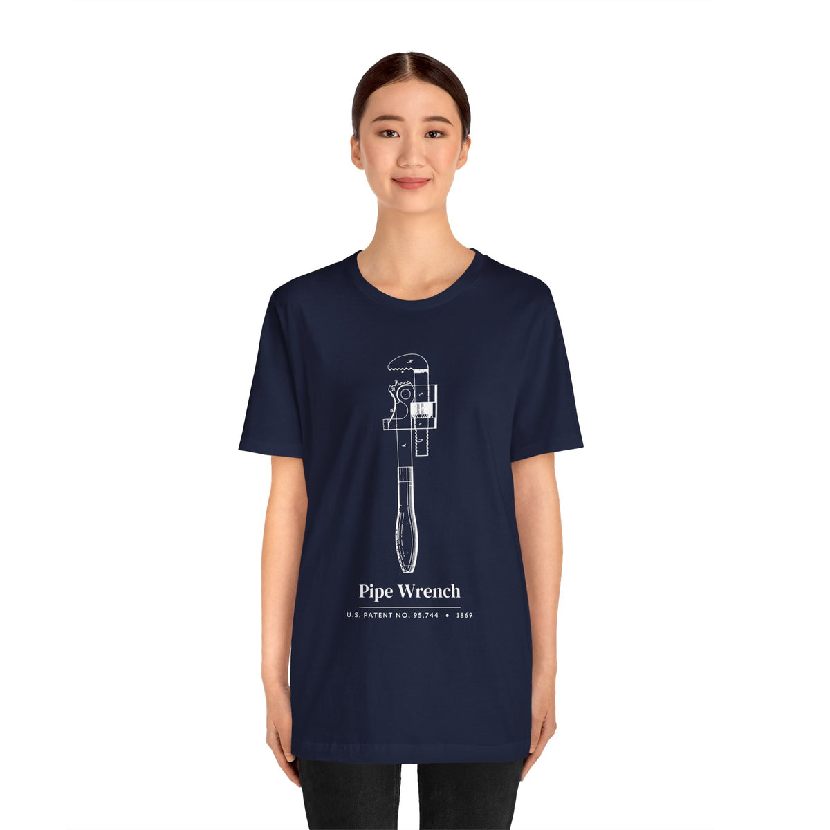 1869 Pipe Wrench Patent Shirt