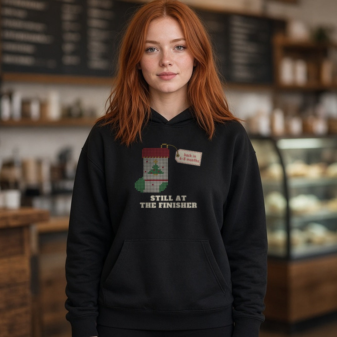 Still at the Finisher Needlepoint Hoodie