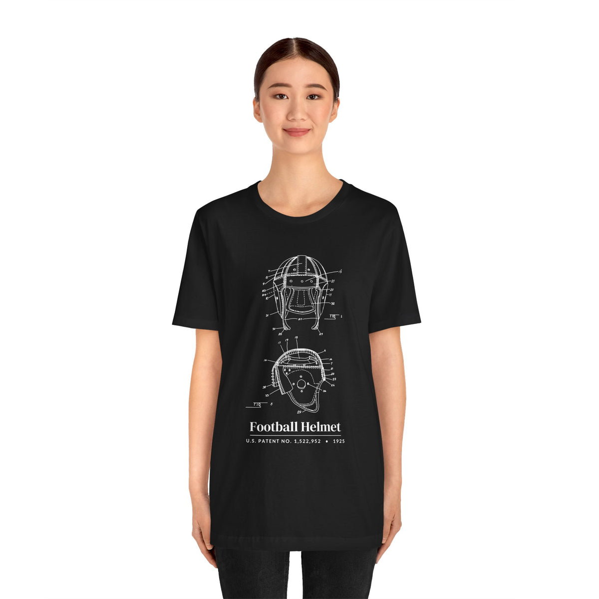 1925 Football Helmet Patent Shirt