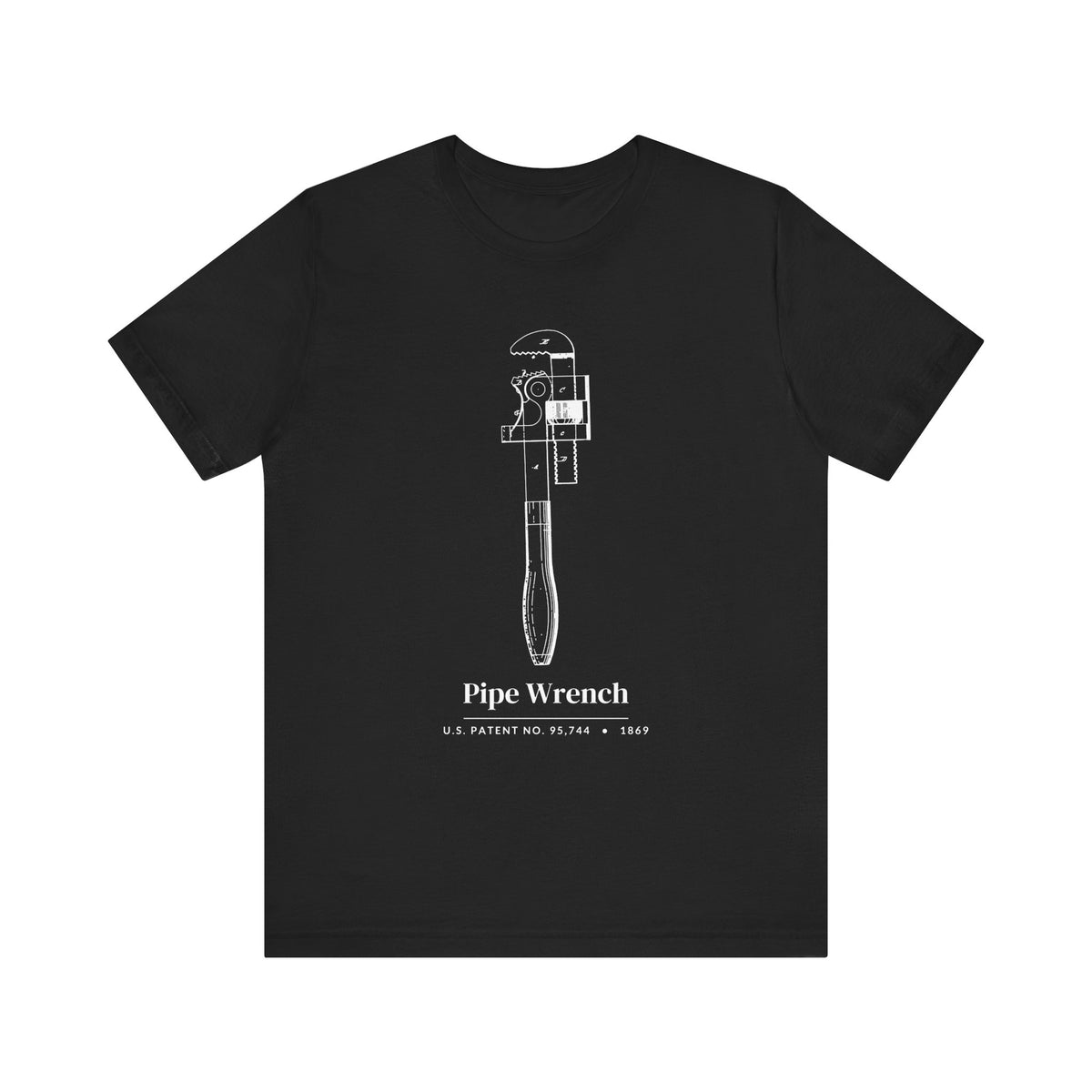 1869 Pipe Wrench Patent Shirt