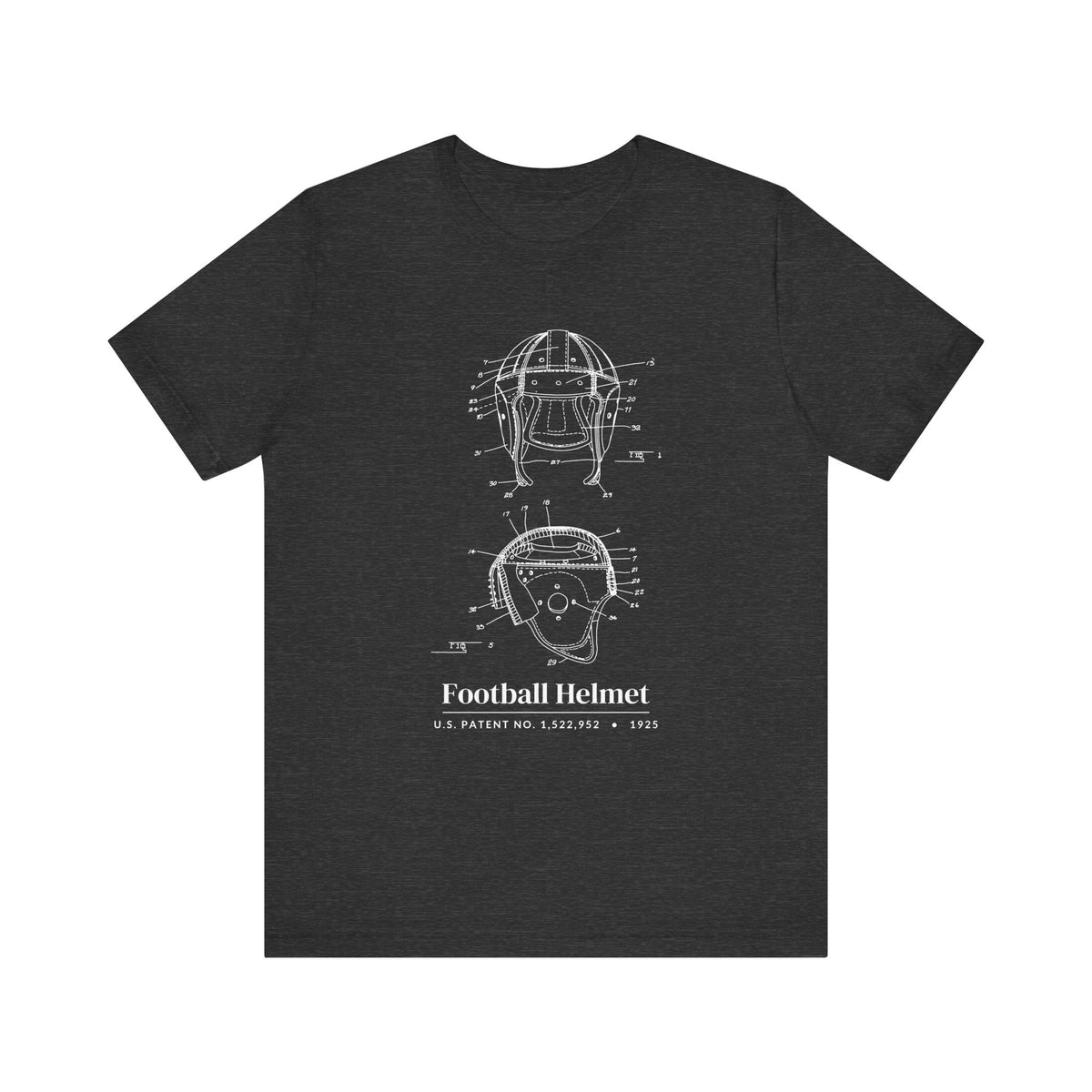 1925 Football Helmet Patent Shirt