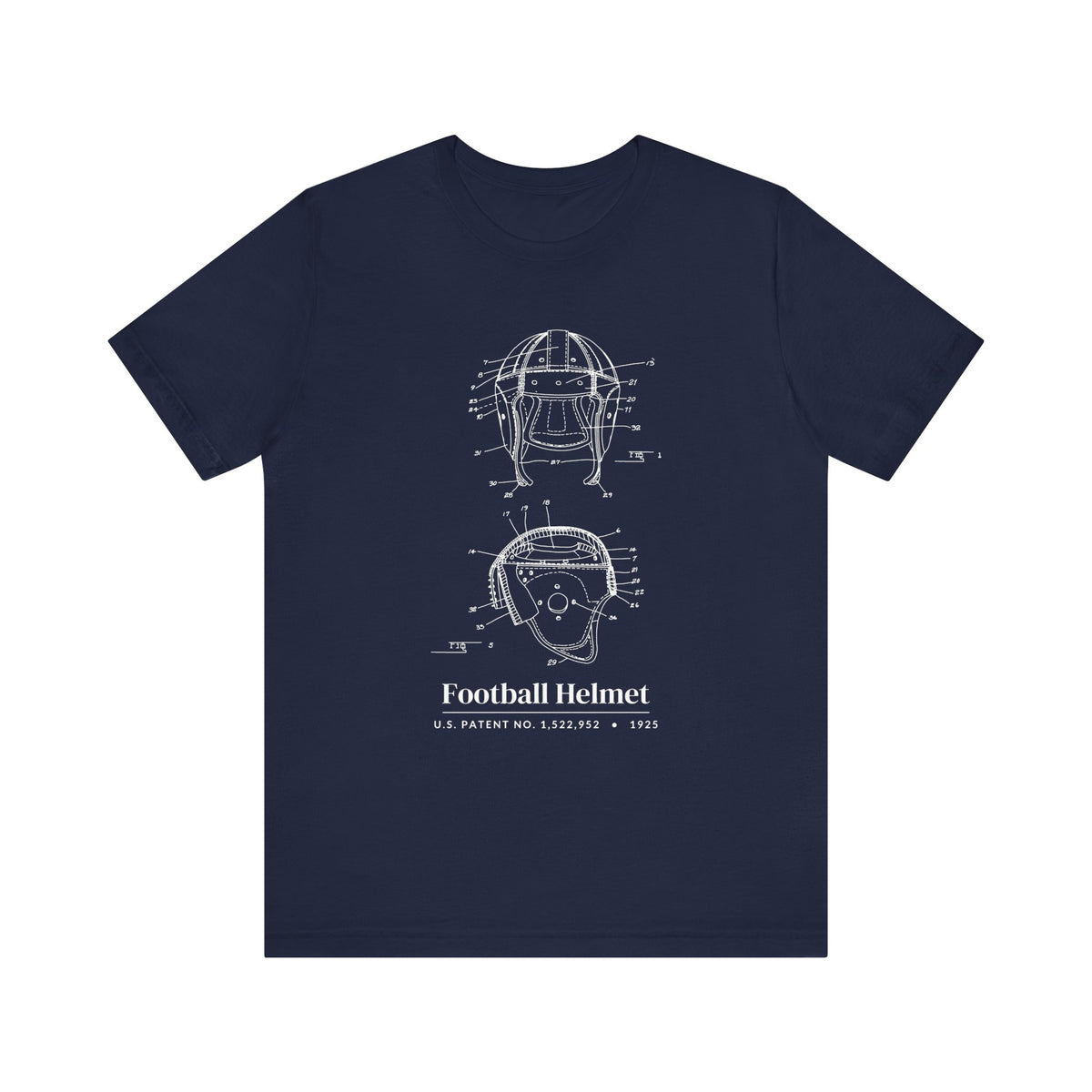 1925 Football Helmet Patent Shirt