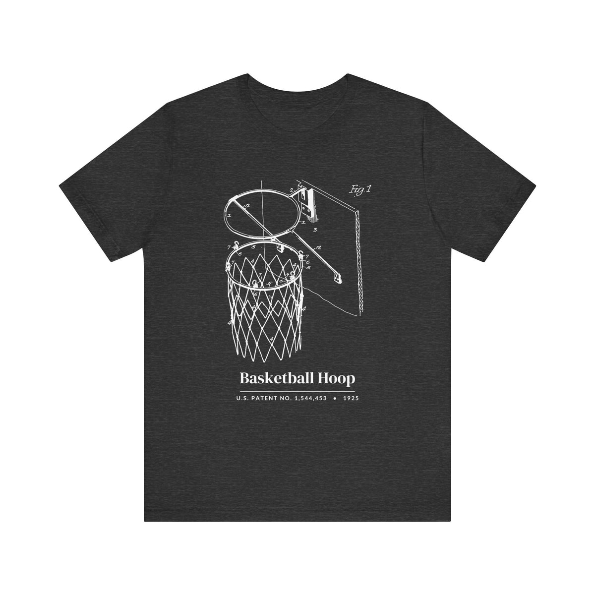 1925 Basketball Hoop Patent Shirt