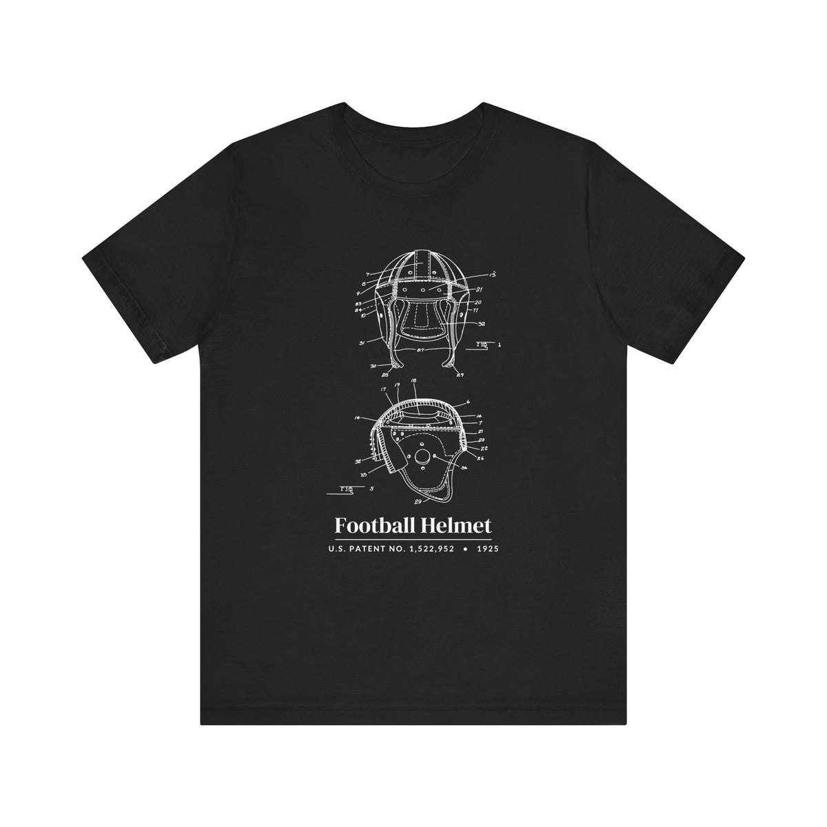1925 Football Helmet Patent Shirt