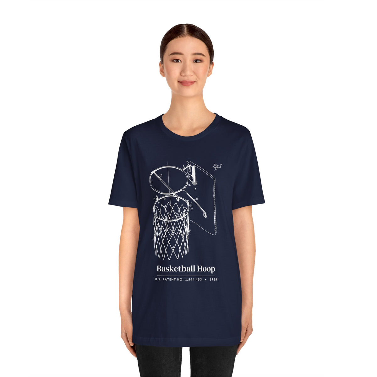 1925 Basketball Hoop Patent Shirt