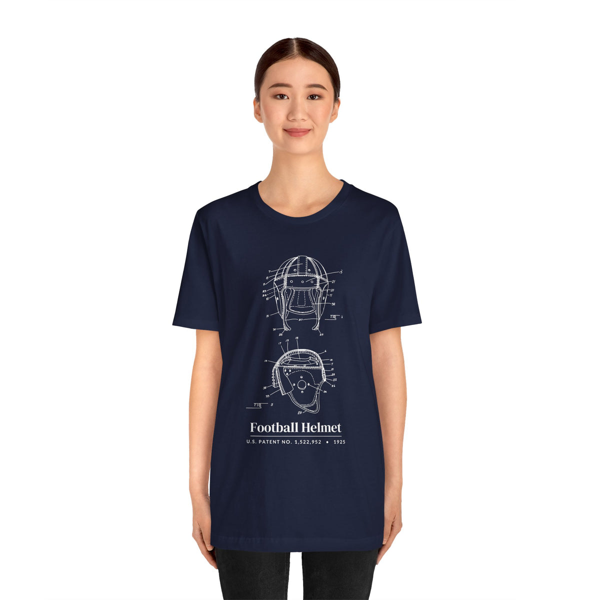 1925 Football Helmet Patent Shirt