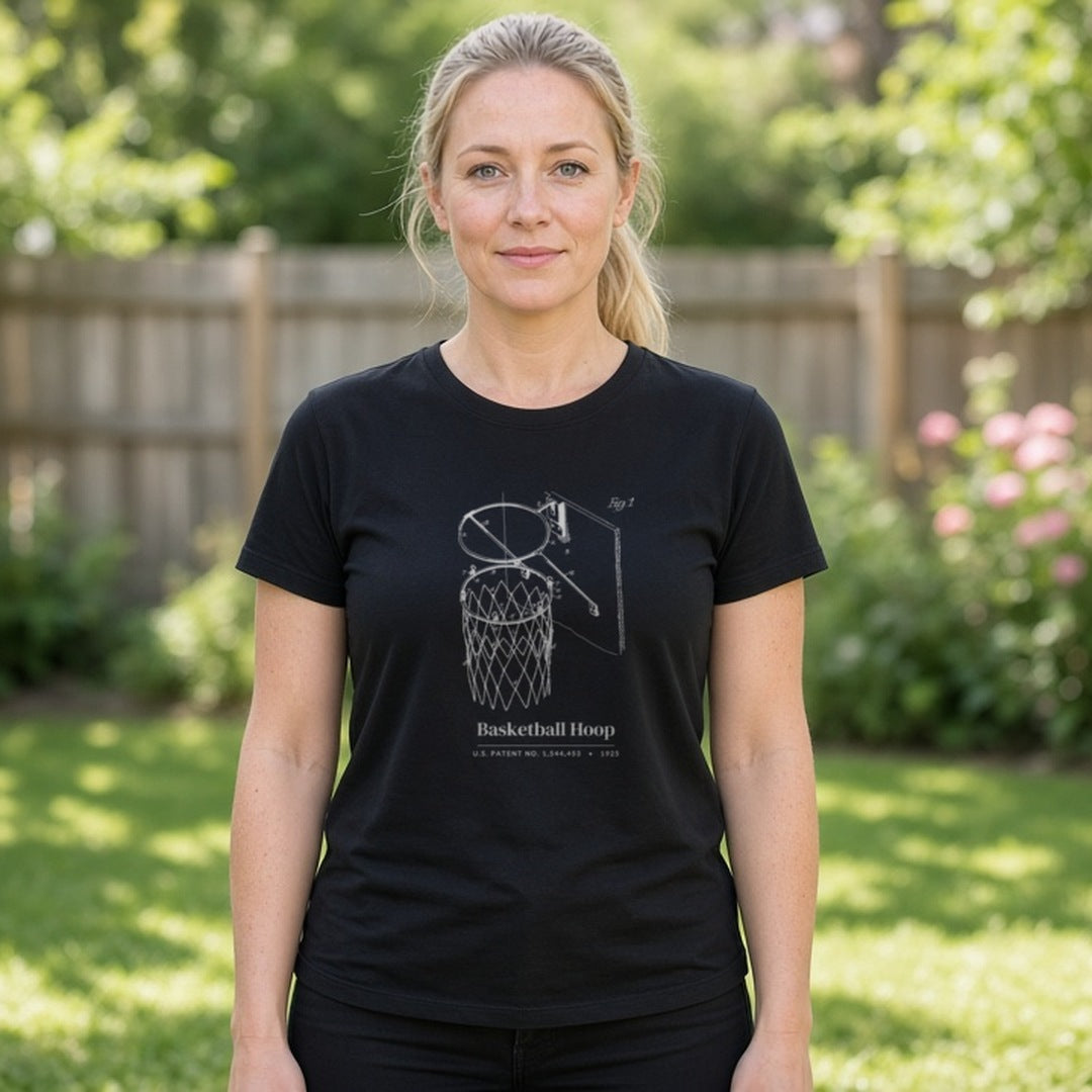 1925 Basketball Hoop Patent Shirt