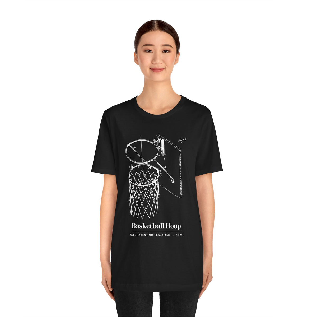 1925 Basketball Hoop Patent Shirt
