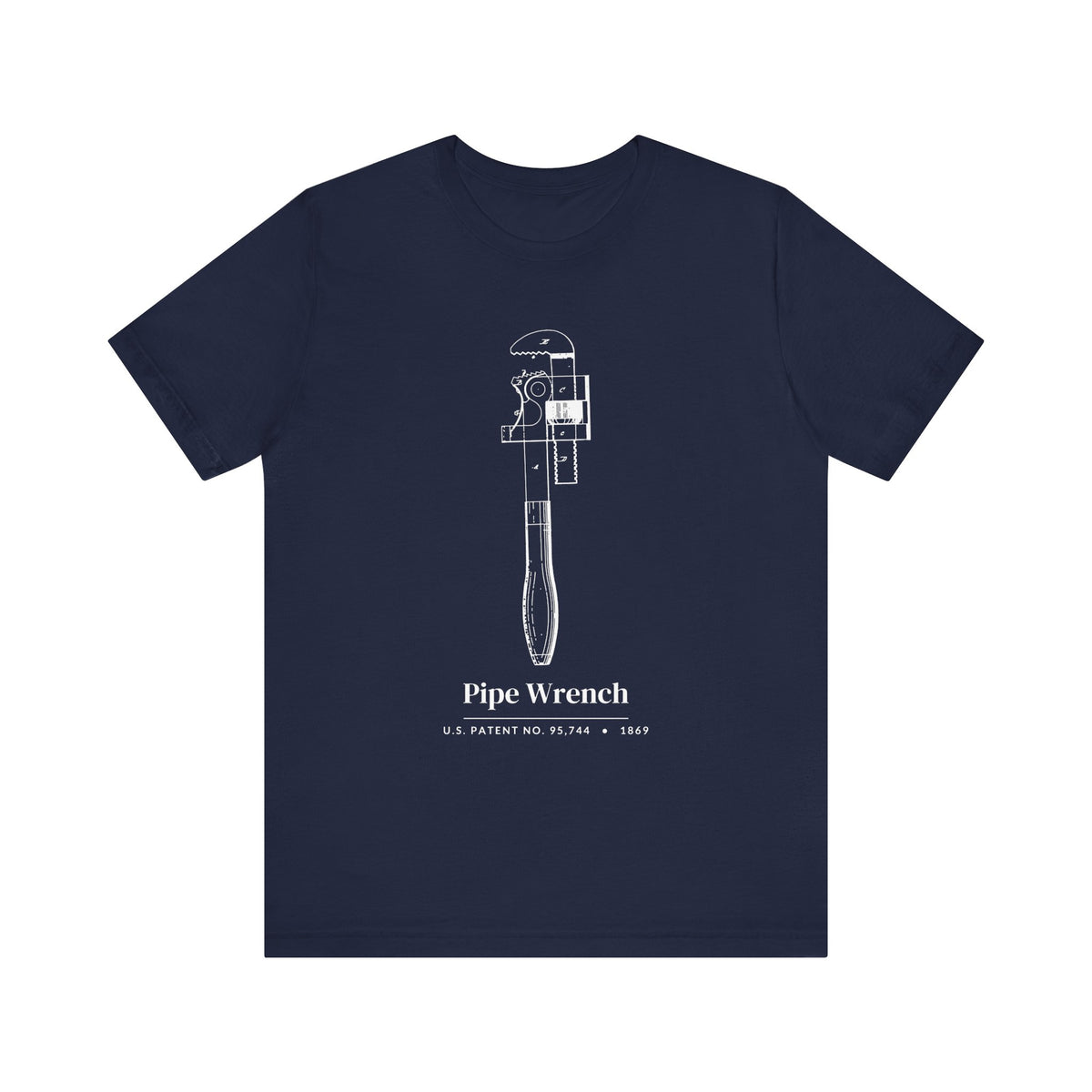 1869 Pipe Wrench Patent Shirt