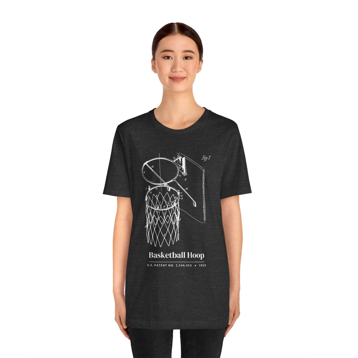 1925 Basketball Hoop Patent Shirt