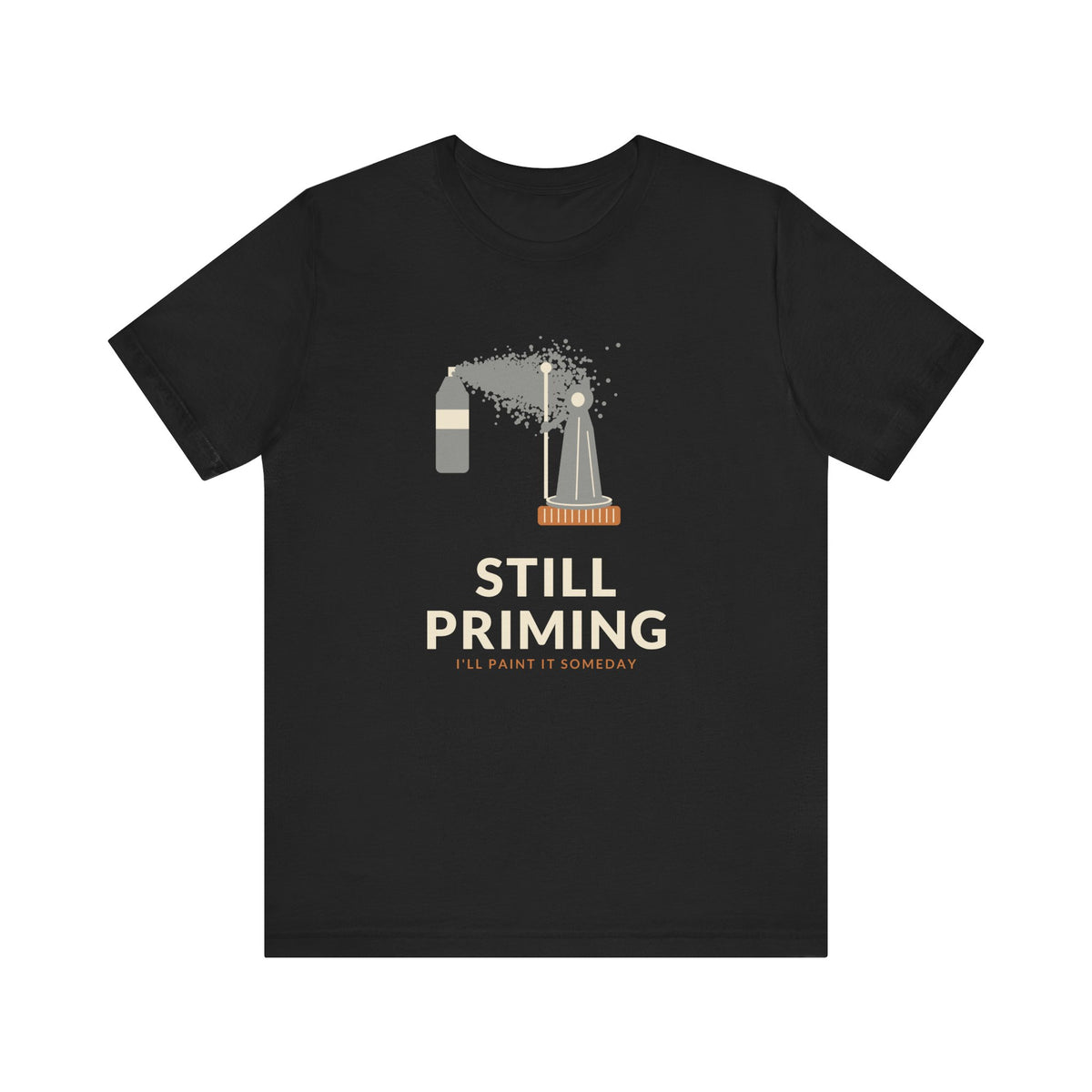 Still Priming Miniature Painting Shirt