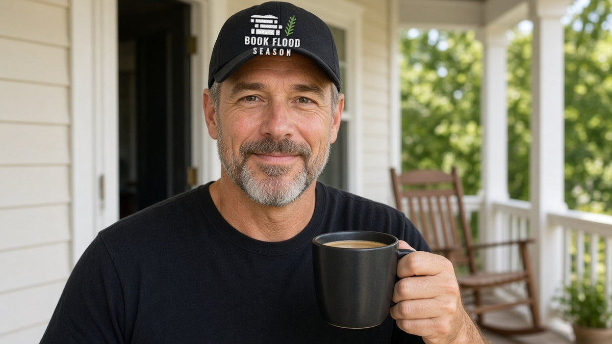 Book Flood Season Embroidered Dad Hat