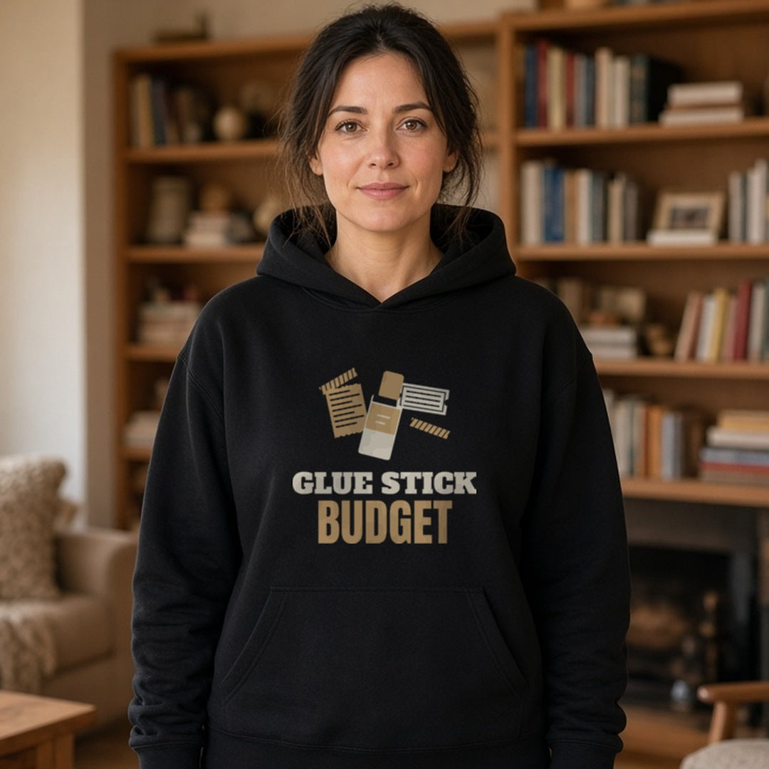 Glue Stick Budget Hoodie