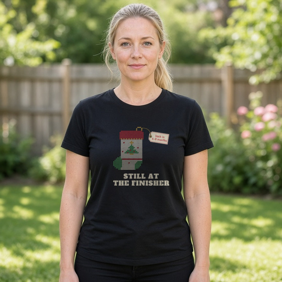 Still at the Finisher Needlepoint Shirt